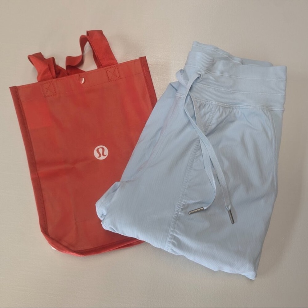 Lululemon Dance Studio Mid-Rise Jogger Full Length and Lined Powder Blue Size 6